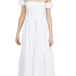 Staud Elio Dress - White